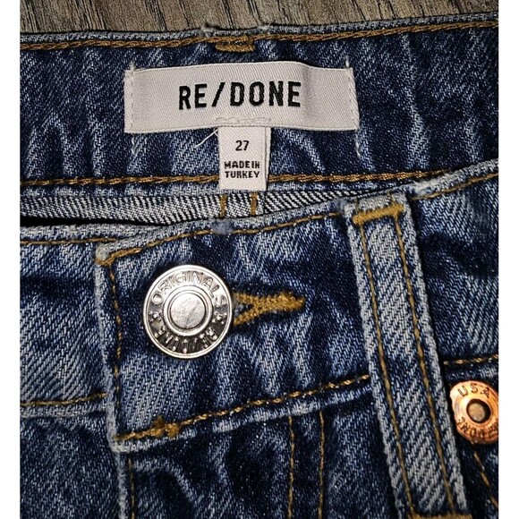 REDONE Size 27 70's Straight Jeweled Stoned Indigo Jeans Western Festival $615 - Picture 7 of 16